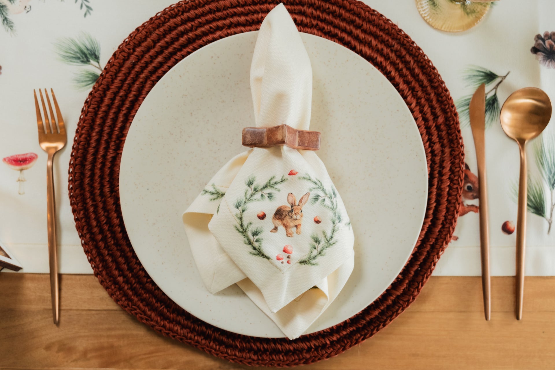 Servilleta Woodland Bunny