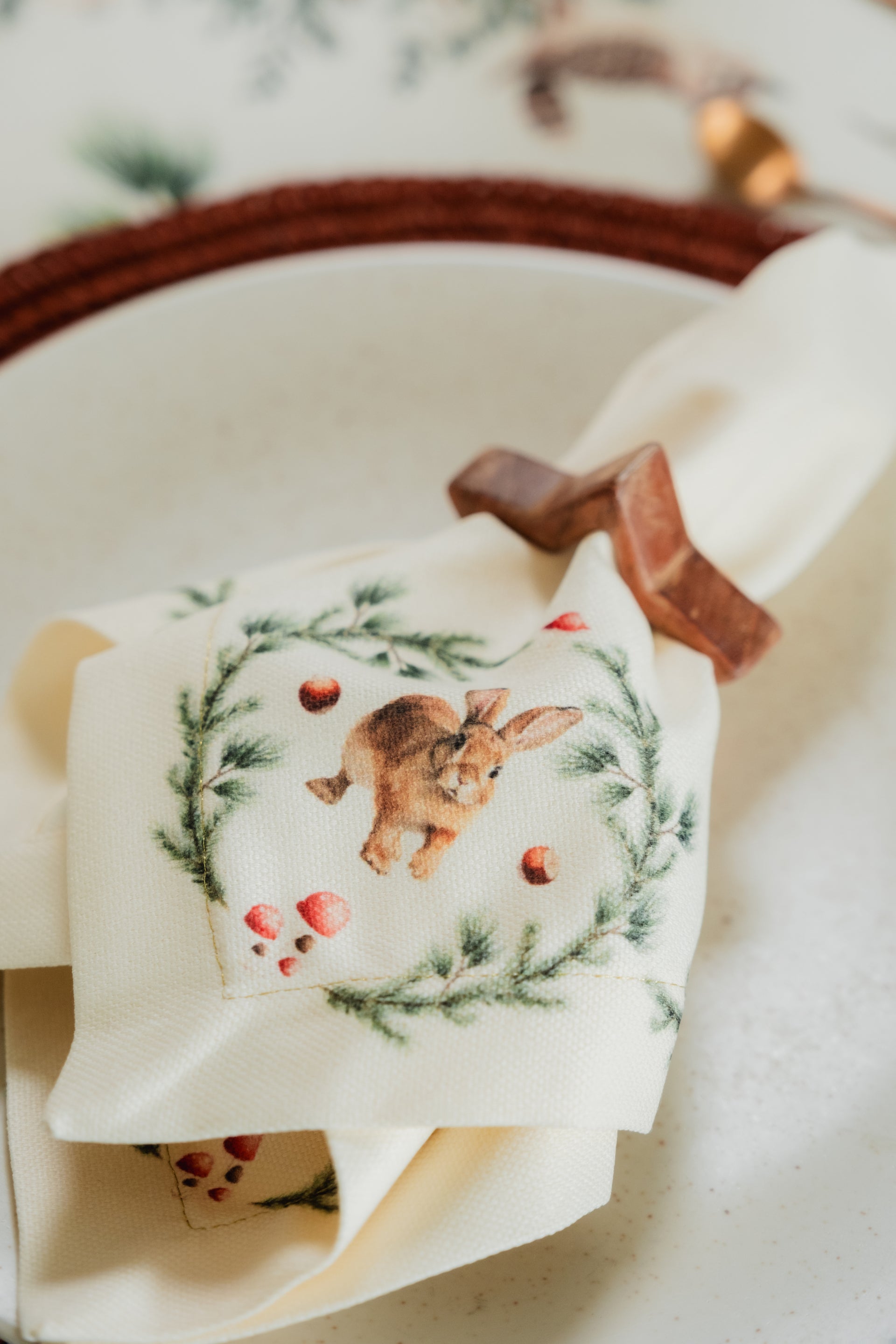 Servilleta Woodland Bunny