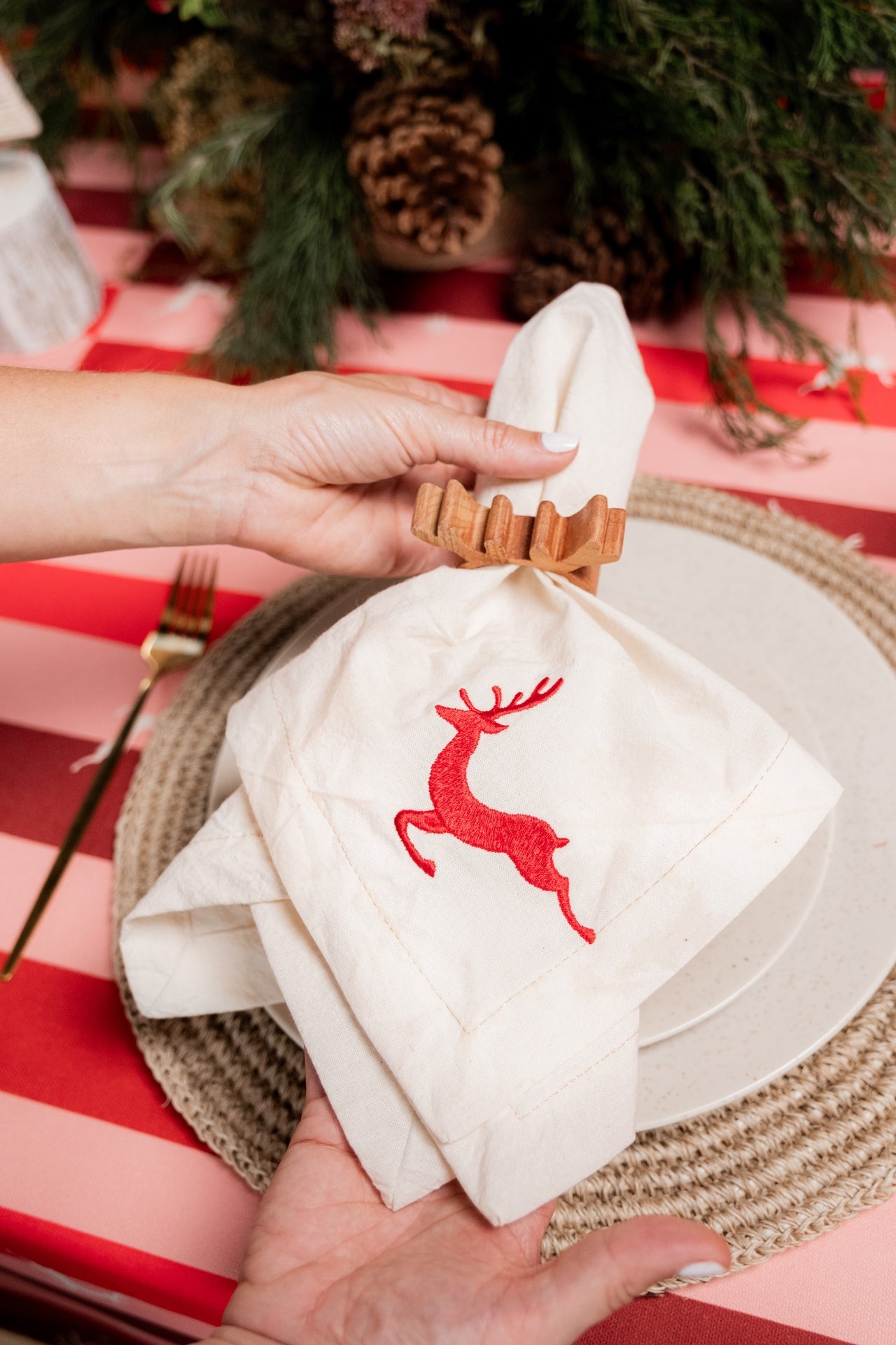 Servilletas Rockin' Xmas Rudolf