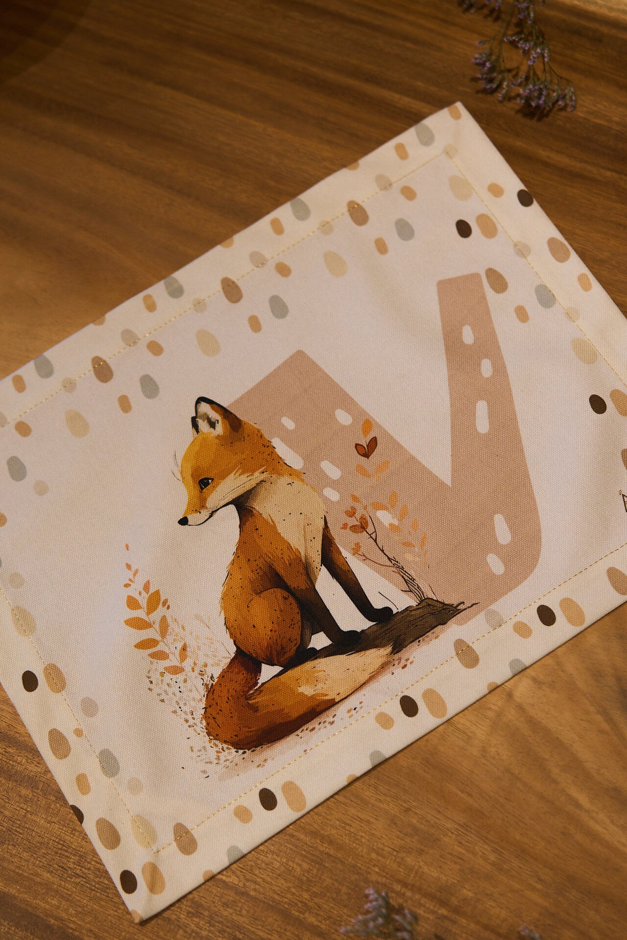 Individual Letter Kids Fox