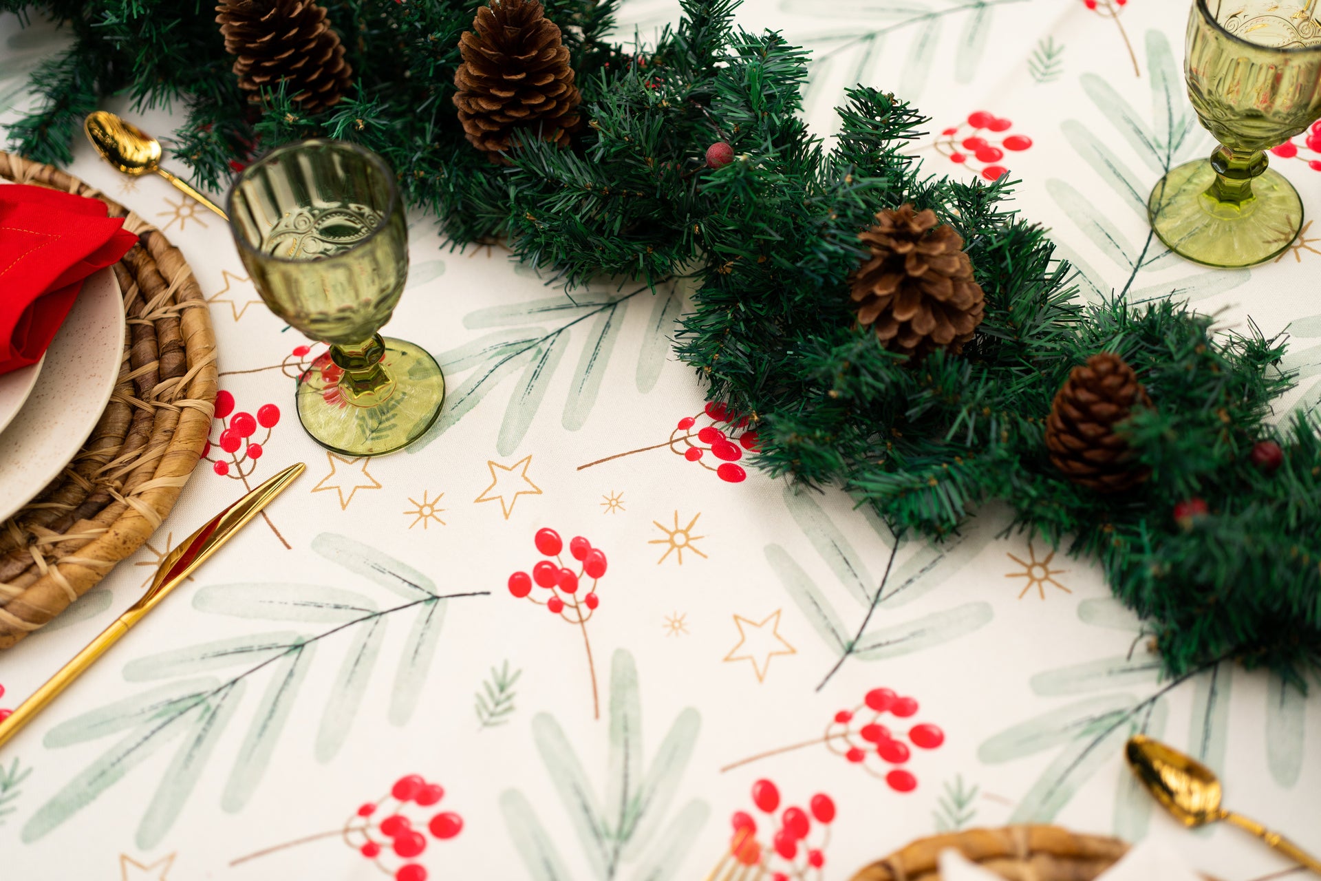 Mantel Jardín de Noel